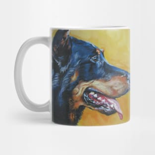 Beauceron Fine Art Painting Mug